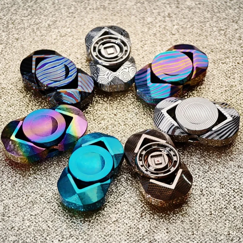 RainBow EDC & Spinmoon EDC FACAI Fidget Spinner Fidget Toys For Adults Novelty Toy Anxiety Relief Gadgets