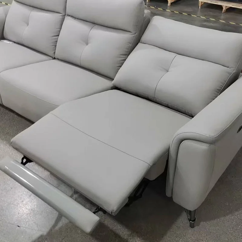 Multifunktionales kombiniertes modernes Ledersofa