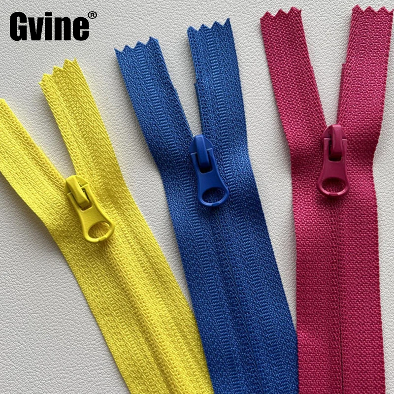 

20Pcs 20cm 3# Reversible Nylon Zippers High Quality Invisible Zippers for Trouser Pocket DIY Bag Garment Sewing Accessories