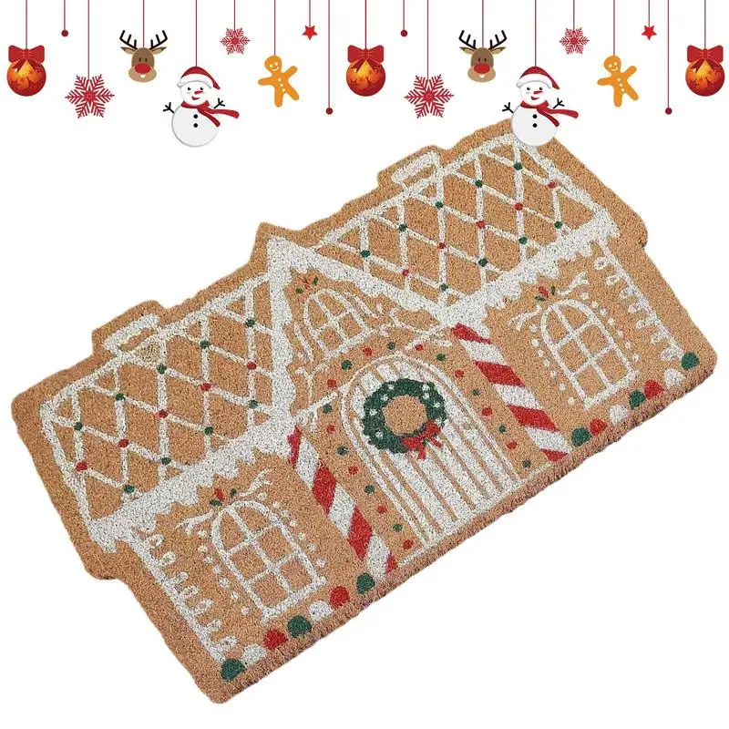 Natal capacho porta do feriado tapete antiderrapante ao ar livre decorações do feriado decoração de natal para casa cozinha banheiro