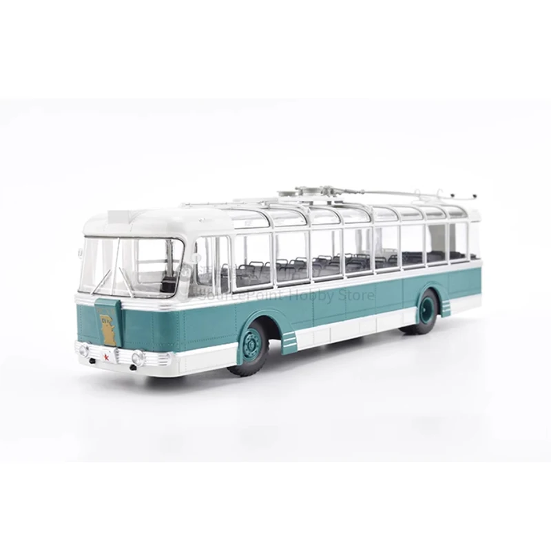 

1:43 Scale Diecast Alloy Russian SVARZ-TBES Sightseeing Bus Toys Cars Model JAVN056 Classics Adult Souvenir Gifts Static Display