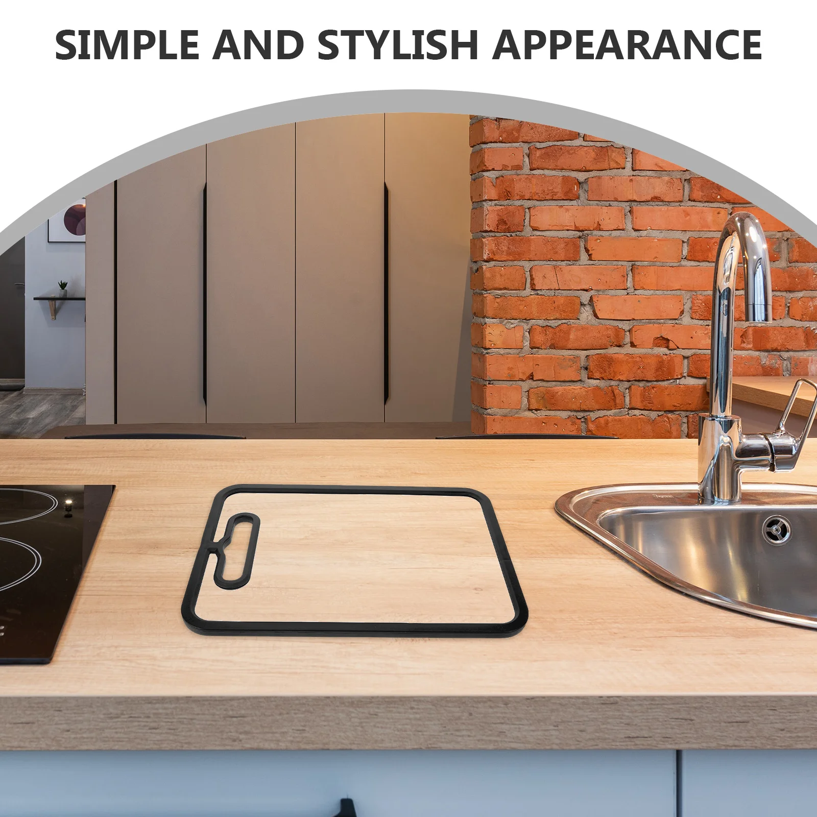 

Eco Friendly Double Sided Cutting Board Bamboo Material Non Slip Surface Ideal for Preparing Meats Veggies Fruits