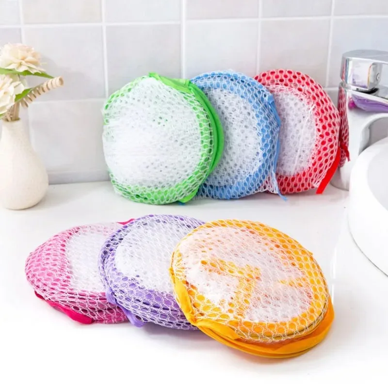 Foldable Color Mesh Clothes Dirty Clothes Basket Household Mesh Dirty Clothes Basket Storage Basket Storage Bucket Laundry Baske