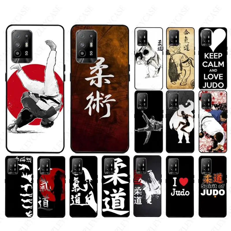 funda Japan aikido Judo Fitness Phone cover For OPPO A94 A74 A9 A5 A53 A73 2020 A57 A76 A96 4G A54 A78 A95 A98 A72 Cases coque