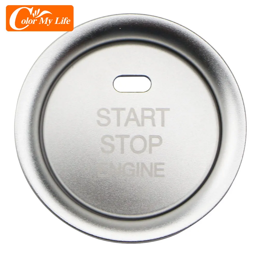 غطاء حلقة مفاتيح من سبائك الألومنيوم لإيقاف المحرك ، ملصقات سيارة لمازدا 2 3 بدء الاشتعال من من من من سبائك الألومنيوم
