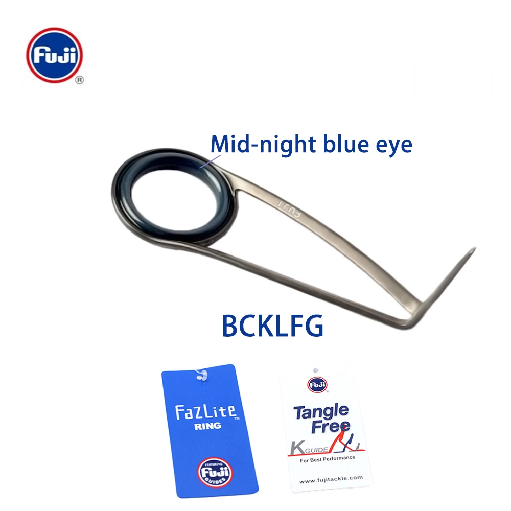 Original Fuji KL Guide Set Fazlite Ring Mid Night Blue Eye for Bolognese Fishing Rods view 5
