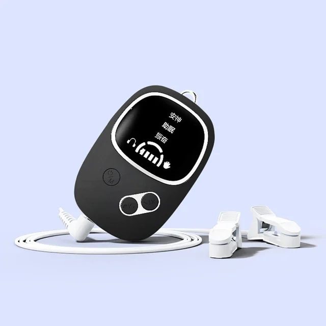 CES Sleep Aid Device Ear Clip Sleep Device Relax Anxiety Insomnia Hypnosis Soothing Sleeper Therapy Insomnia Help Sleep