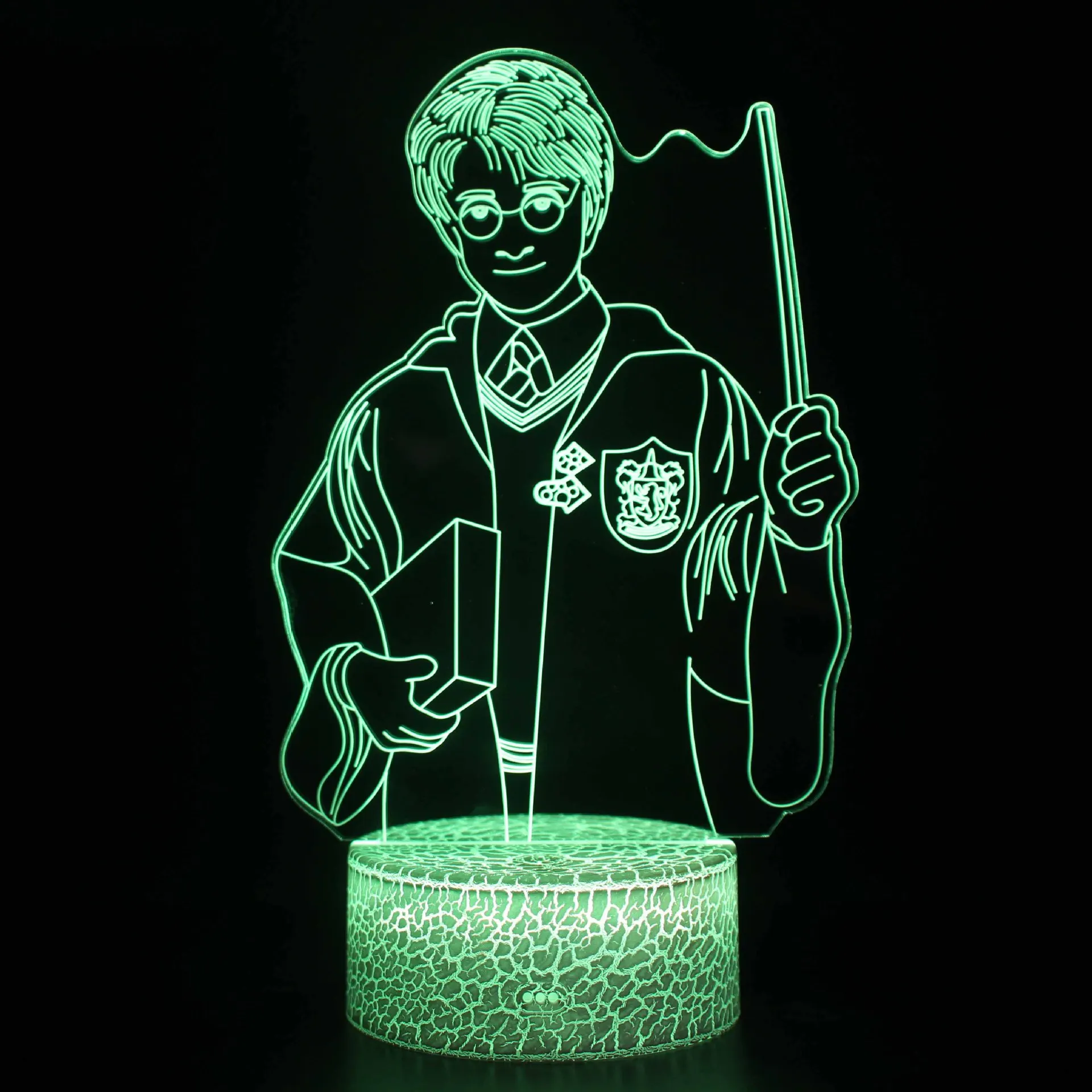 Harryy Potter 3D Night Light Lamp  Quidditch Figure Toys Led Creative Table Bedside toys for Home Decor Light Kid Children Gifts