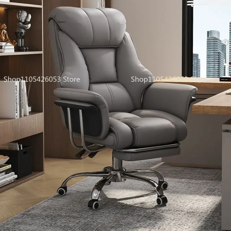 New Boss Chair Home Office Computer Comfortable Sofa Study Room Can Lie Down And Rotate