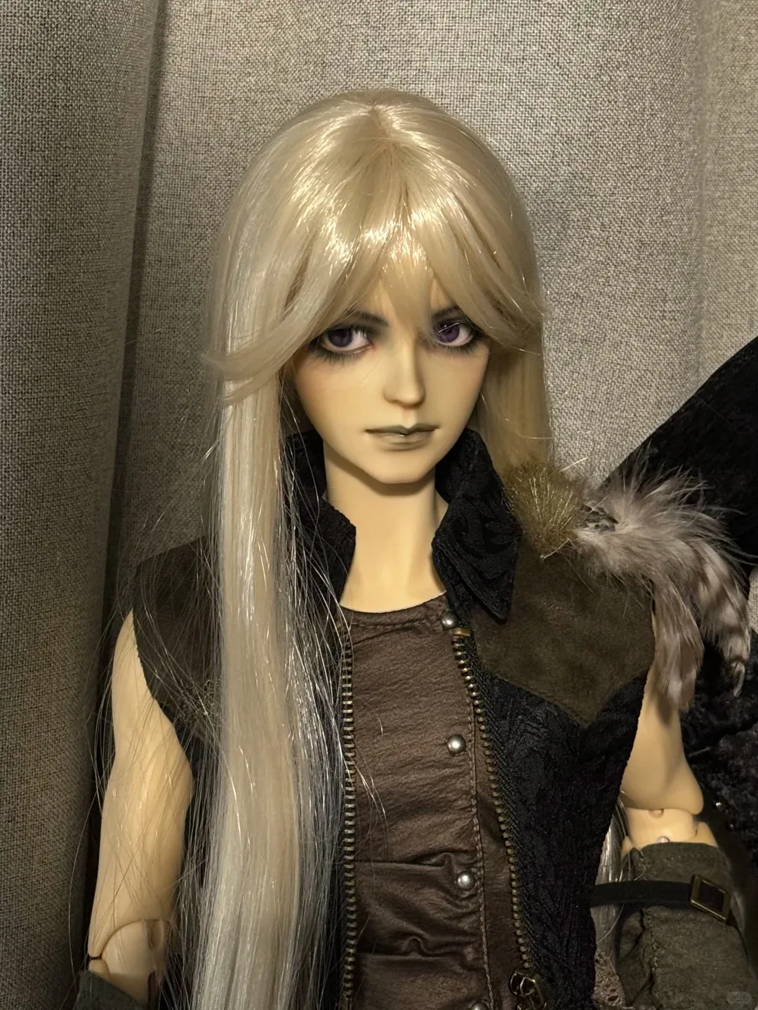 Neue Schlafende Augen Junge 65 cm Hijikata Toshizo 1/3 Punkte BJD Puppe SD Rabe männliche Baby bewegliche Gelenk Ball Baby hohe Geschenk Spot Make-Up