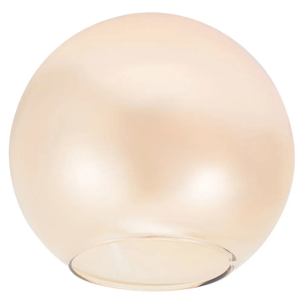 

Round Glass Lamp Shade Replacement for Hanging Pendant Light Fixture Bedroom Living Room Kitchen Bathroom Wall Sconce Vanity