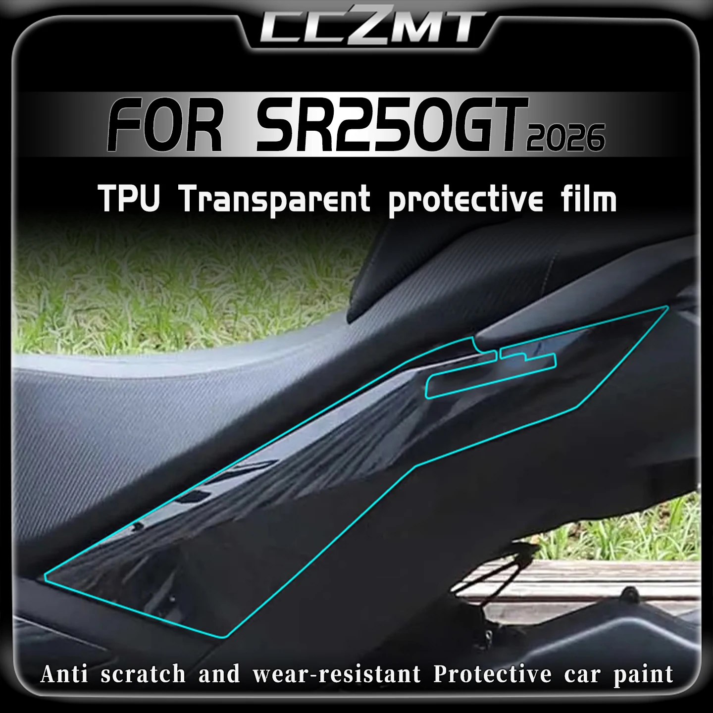 For VOGE SR250GT sr250gt 2026 Transparent Invisible Car Cover Film Fuel Tank Protection Sticker Modified Motorcycle Accessories
