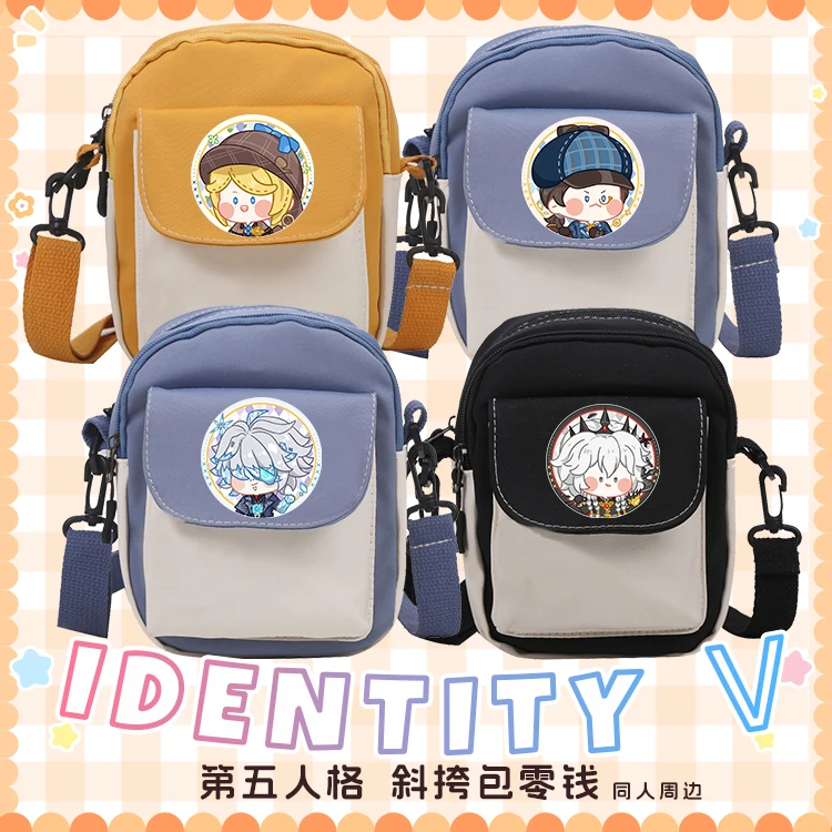 Anime Identity Ⅴ Emma Woods Gardener Norton Campbell Fool's Gold Cosplay Hallowmas Single-shoulder Messenger Bag Large Capacity