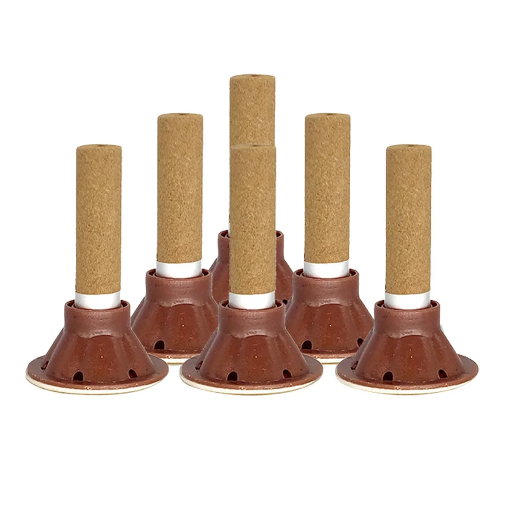 

50pcs Moxibustion Sticks Set Self-Adhesive Moxa Rolls Large Base For Neck Shoulder Back Knee Pain Relief Moxa Column