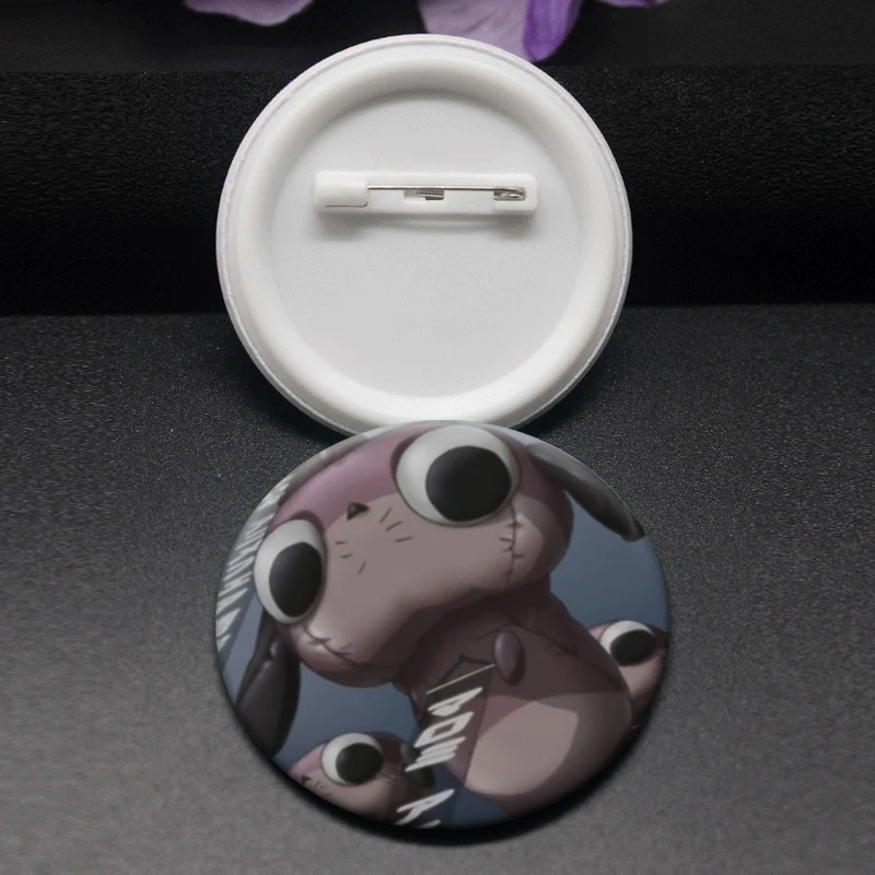 Anime Paranoia Agent Brooches on Backpack Decoration Mousou Dairinin Cartoon Badge 32/44/50/58mm Button Pins Jewelry Accessories