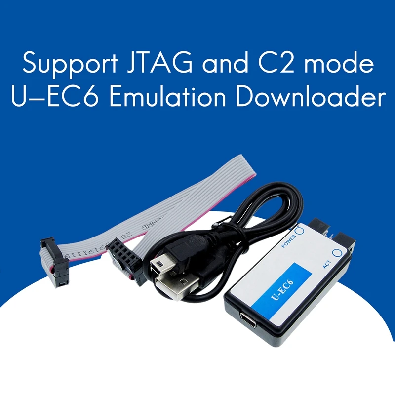 Iot Emulation Downloader U-EC6 EC5 C8051F MCU USB Debugging