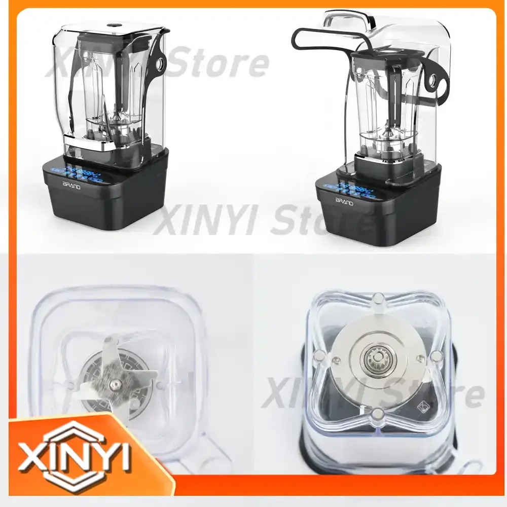 Hot Sale Private Model 2000W Commercial Blender for Smoothie Ice Crush Batters Ice Cream Food Processor Kitchen Appliance