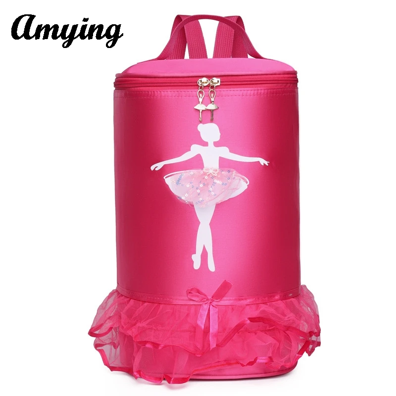 Kids Princess Dance Bag Girls Ballet Dance Bag Gym Backpack Children Durable Travel Handbag  Kids Latin Dance Storage Book Bag