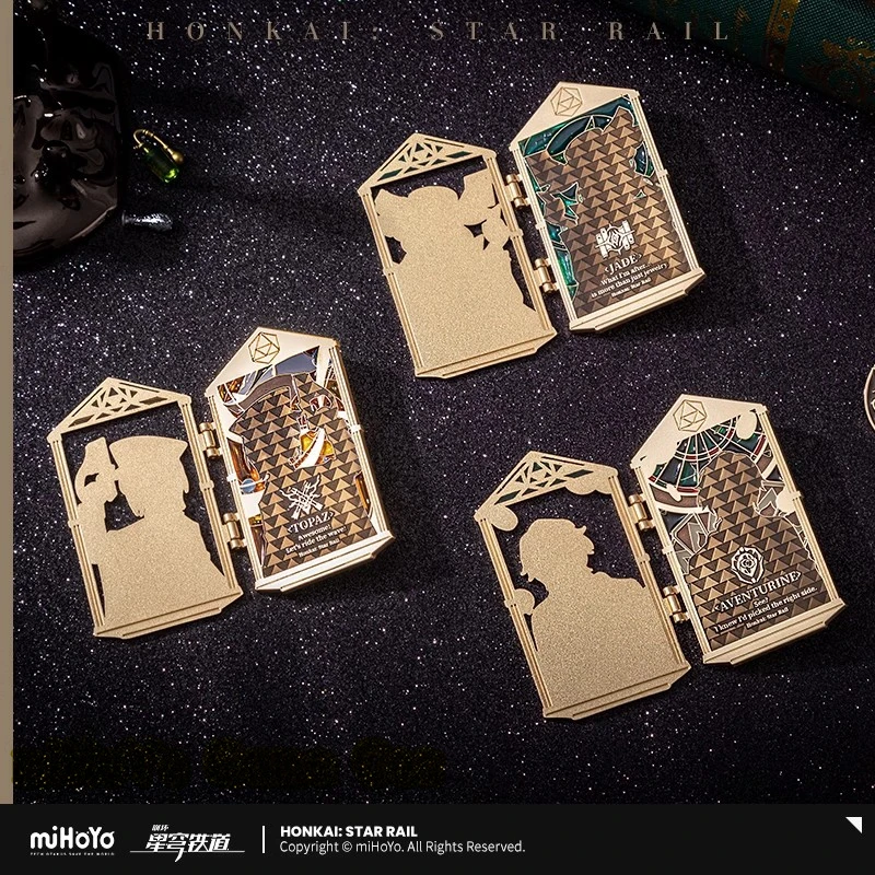 

[Подлинная] miHoYo официальная игра Honkai Star Rail авантюрин топаз косплей металлический значок нефритовый мультфильм аниме брошь подарок на Хэллоуин