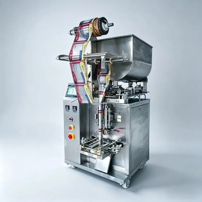 Juice filling machine, automatic pouch filling machine, 20-60 bags/minute, stainless steel material, suitable for juice drinks