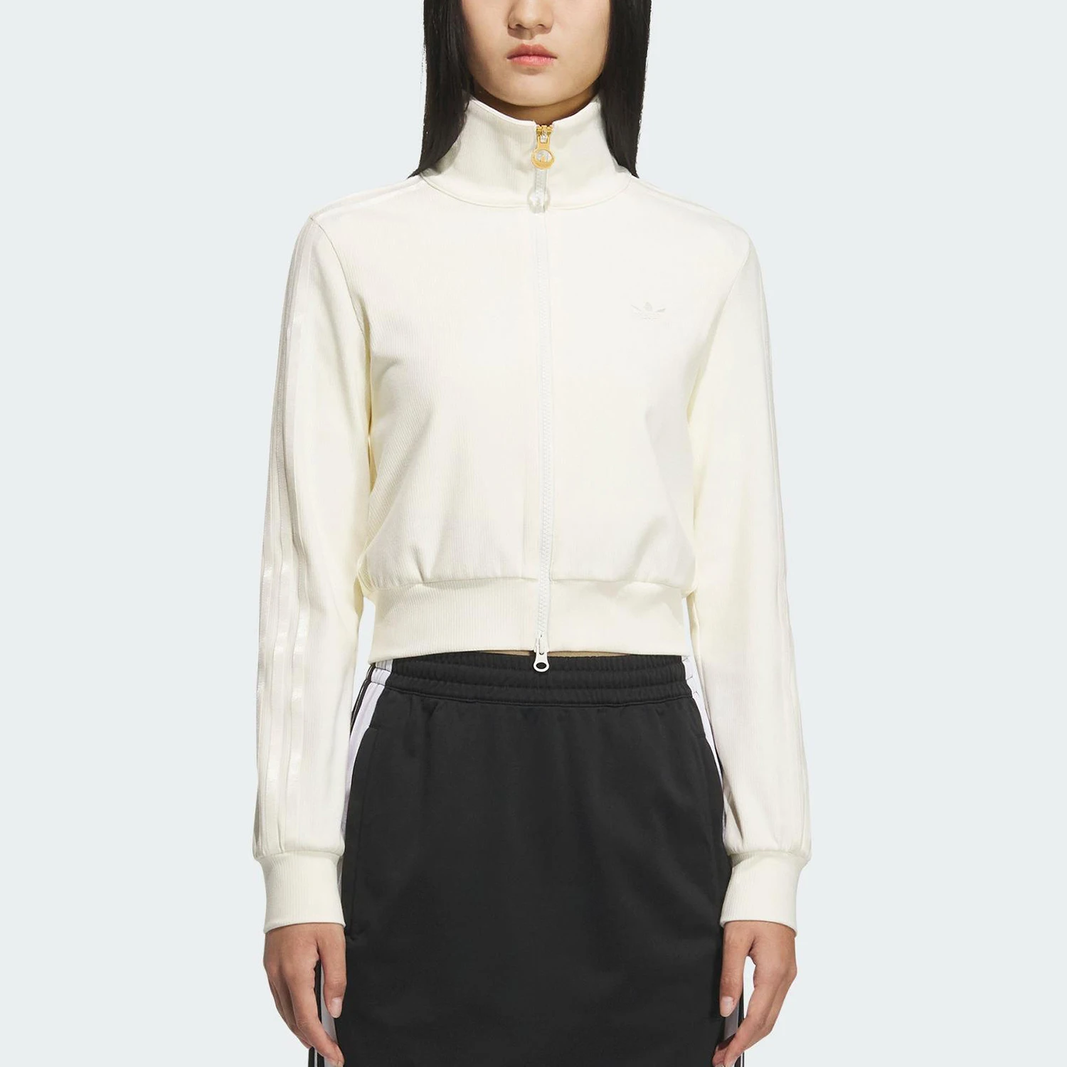 

Женская укороченная спортивная повседневная куртка Adidas Genuine Trefoil KB5445