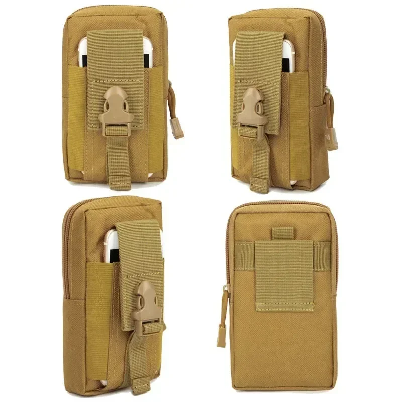 Bolsa molle portátil para exterior, à prova d'água, nylon, multiuso, pequeno, pacote de gadgets, universal, caça, acampamento, equipamento ao ar livre