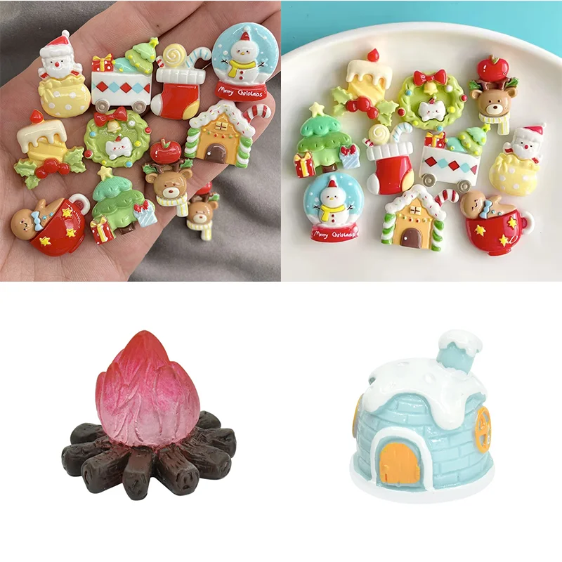2026 New Strong Magnetic Christmas Series Fridge Magnets Nail Free Installation, For Refrigerator Home DIY Decor Micro Landscape