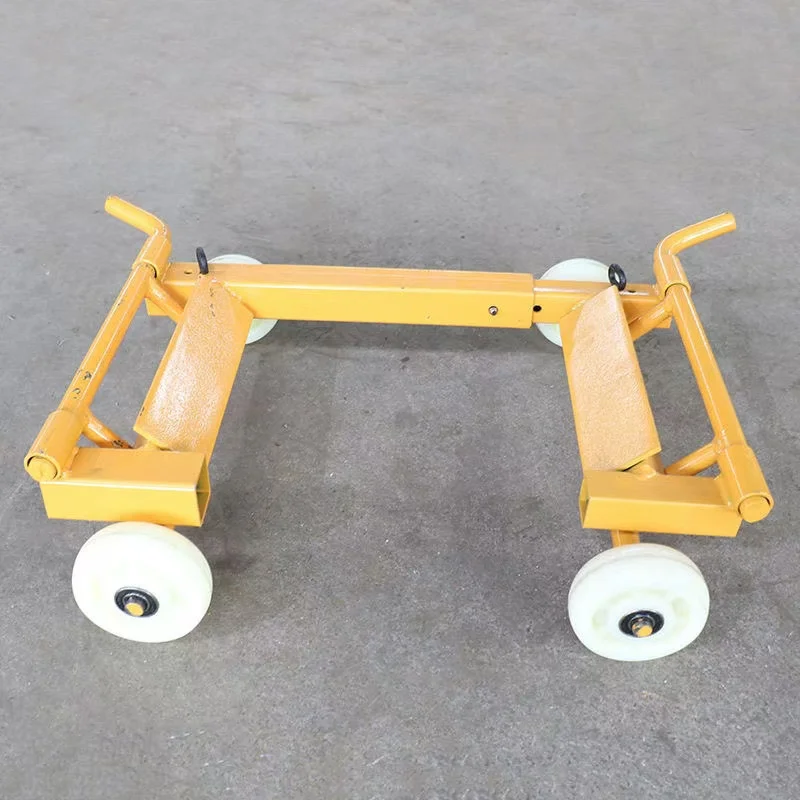 Wheeled Directional Mechanical Moving Cart With 125 Nylon Wheels For Car Lift Trailers
