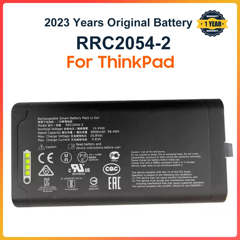 

14.4V 6900mAh RRC2054-2 Smart Li-Ion Battery Pack For AMETEK Ortec Micro-Detective-HX Detector For Resvent ventilator