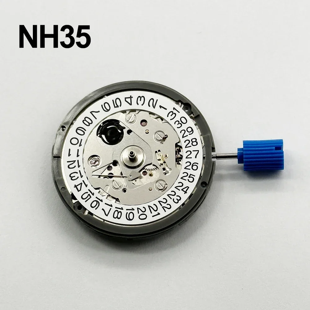 

TMI Japan NH35 Automatic Mechanical Movement Day Date Set High Accuracy 24 Jewels Mod Watch NH Series Movement 21600 bph