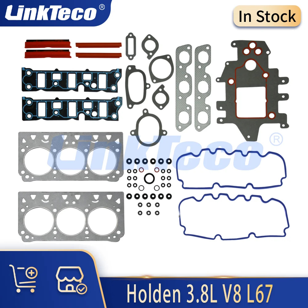 

Engine Part Full Gasket Set Fit 3.8 L V6 GAS L67 For 96-04 GMC Holden Commodores VT VX VY Calais VS VT VX VY Caprice VS WH 3.8L