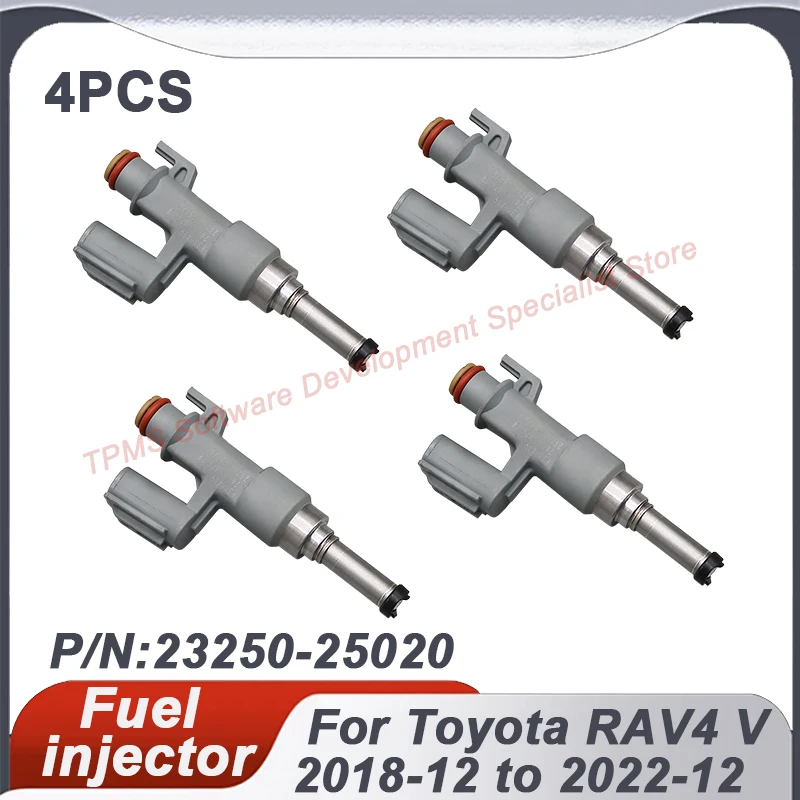 

4PCS Fuel injector For 2018-2022 Toyota RAV4 V (A5, H5) 2.5 HYBRID AWD 23250-25020