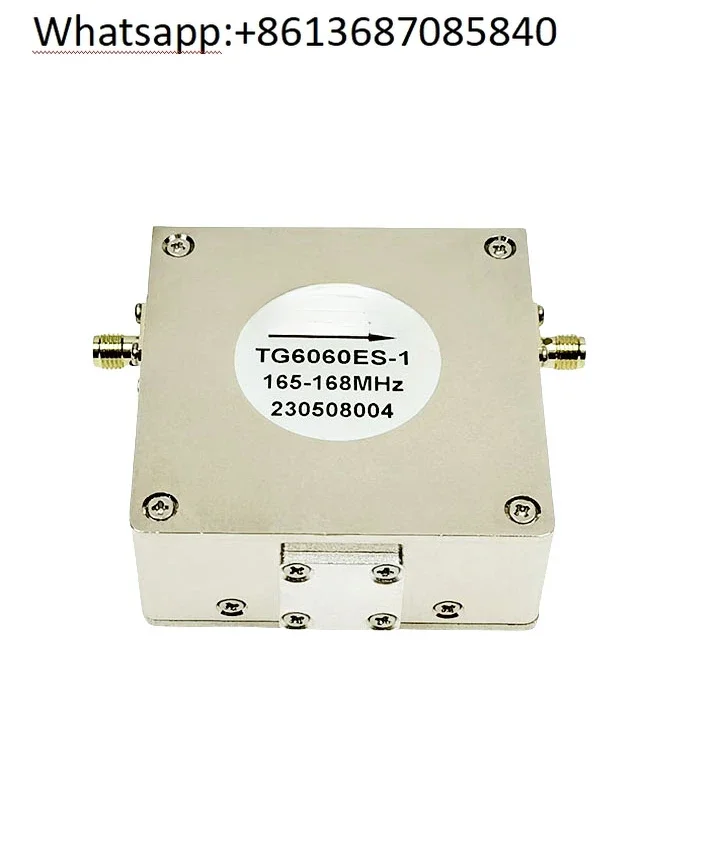 Supply 6060E series low frequency VHF RF isolator frequency 50-400MHz optional