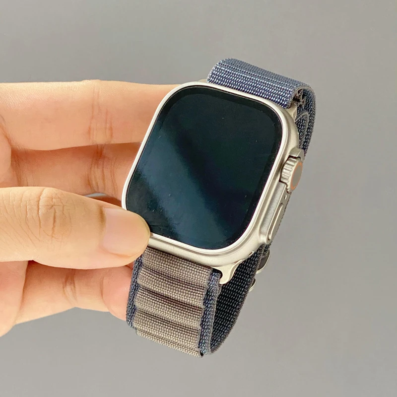 G-هوك جبال الألب حلقة ل سوار ساعة أبل الترا 2 49 مللي متر سلسلة 10 46 مللي متر 42 مللي متر 40-44 مللي متر 45 مللي متر 41 مللي متر حزام رياضي iwatch 10 9 8 7 6 SE 5 4 #6