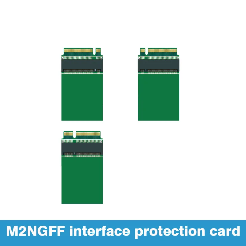 M.2 NGFF Interface Protection Card for B/E/M/G Key SSD Gold Finger Guard M-Key B-Key E-Key Compatible Computer Hardware Accessor