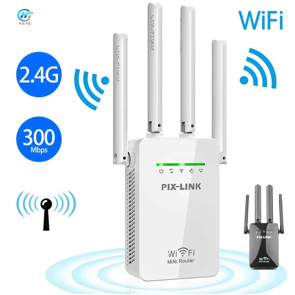 PIX LINK LV-WR09 Wifi router 2.4G 300Mbps Wireless-N Repeater/ Global Version Router