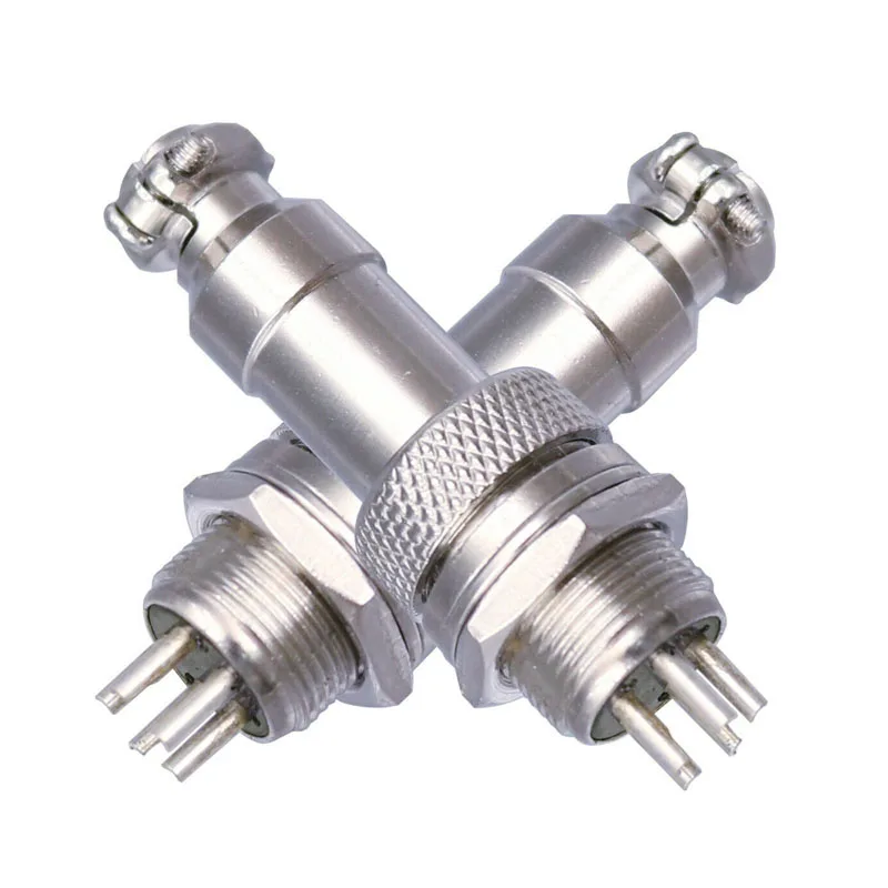 1pcs GX12 5 Pin Male & Female 12mm Wire Panel Connector Aviation Plug L91 GX12 Circular Connector Socket Plug