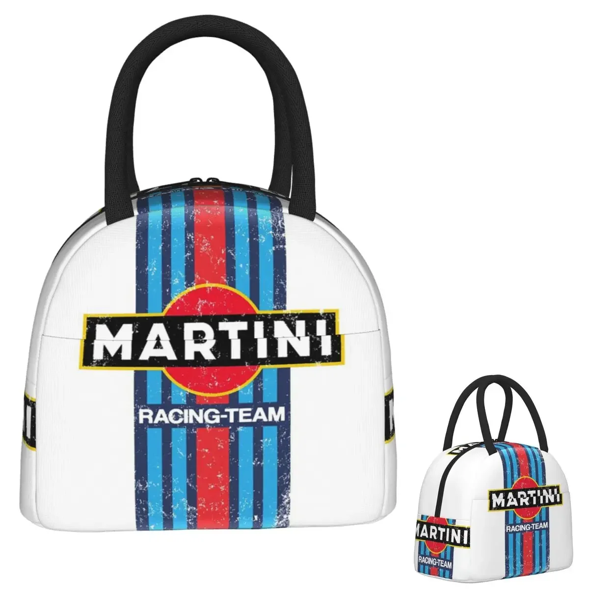 Martinis Race Sportscar Motor Racing (5) Insulated Lunch Bag for Women Kids Portable Food Boxes Thermal Lunch Box Tote