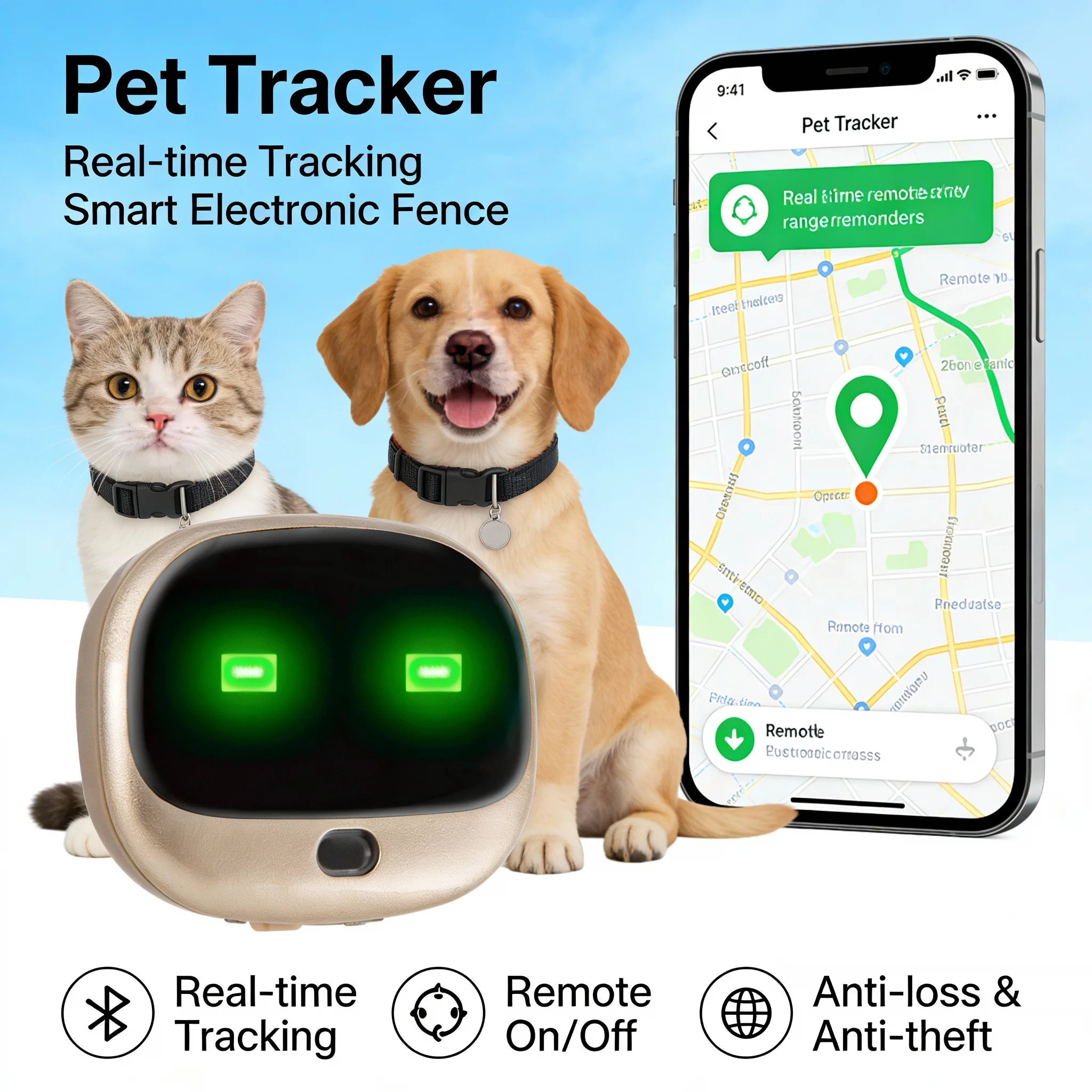4G pet MINI locator Beidou GPS tracker dog and cat collar anti-loss real-time tracking device