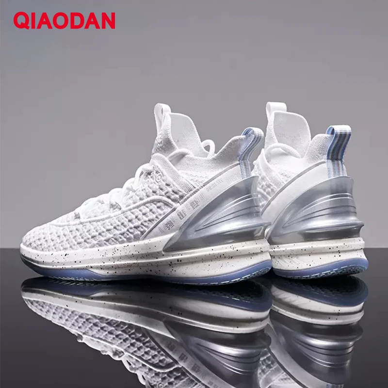 QIAODAN Basketball Shoes for Men 2023 New Basketball Shoes Breathable Lace-up Advanced Anti-skid Sneakers Men XM45210111