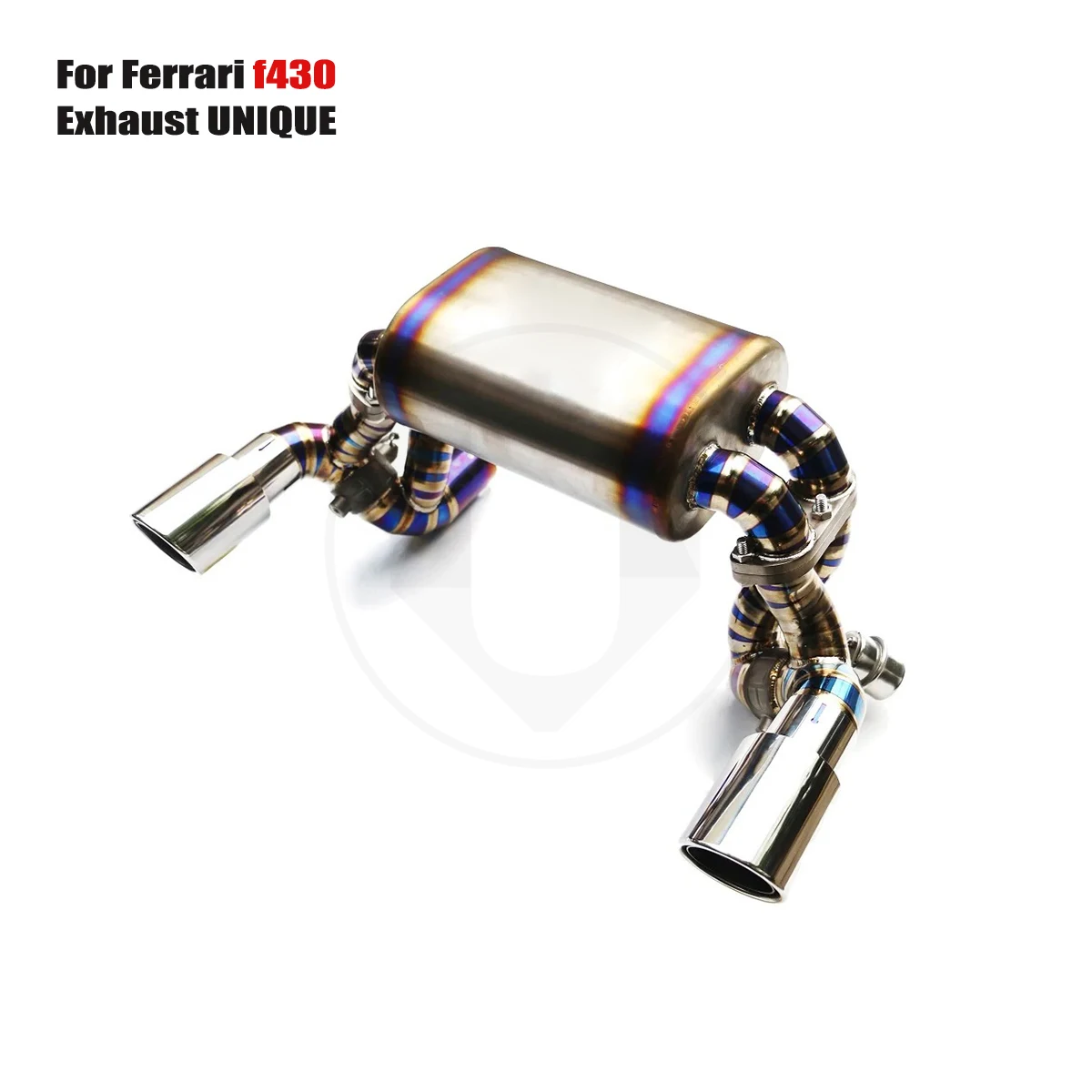 Unico per 2005-2008 Ferrari F430 4.3L a SC valvola in titanio valvola di scarico prestazioni sistema di scarico in titanio TC4 Titanium all