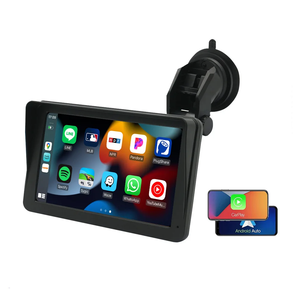 

Portable car bluetooth MP5 player high definition large screen wireless Carplay car navigation