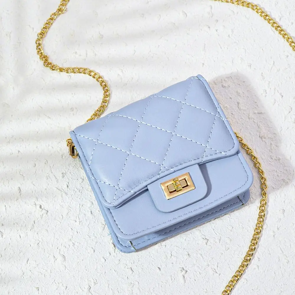 

Versatile Mini Crossbody Lipstick Bags Korean Style Rhombus Small Item Bag Purse Wallet Versatile Shoulder Bag Girls