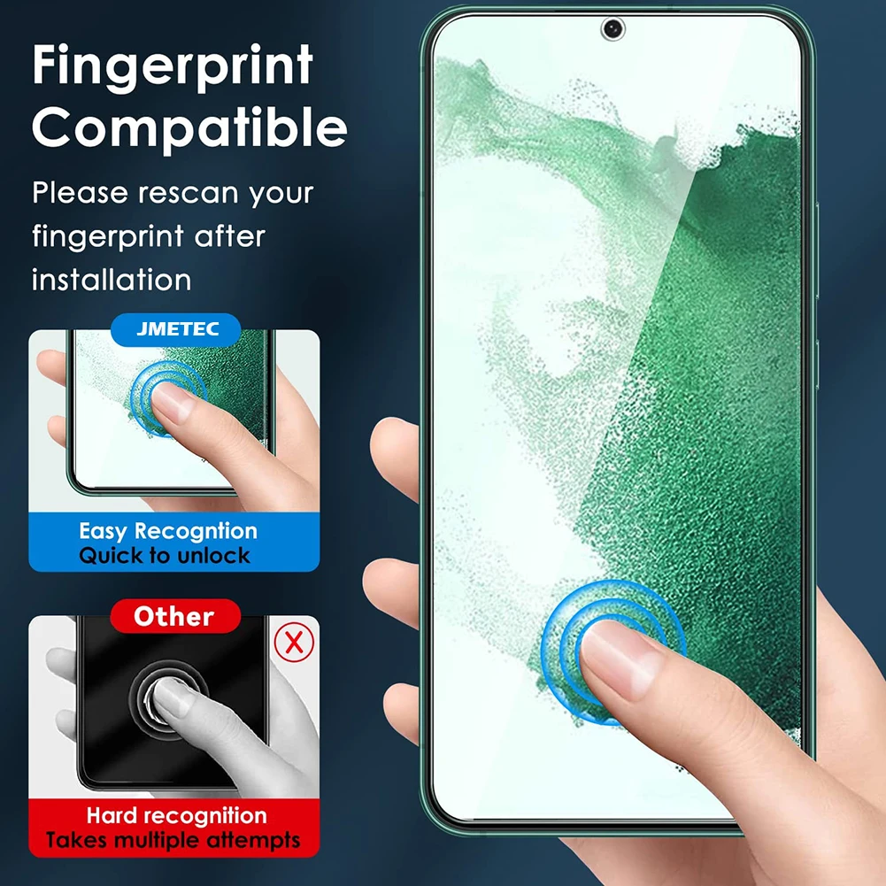 10pcs/lot Full Cover Glass For Samsung Galaxy S22 Plus Screen Protector On S 22 5g S21 Fe Tempered Glass Protective Film 0.18MM