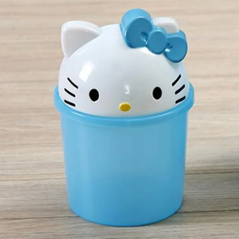 Sanrio Hello Kitty śliczny kreskówkowy kosz na śmieci do domu kosz na śmieci samochód na śmieci kosz na papier do łazienki do salonu