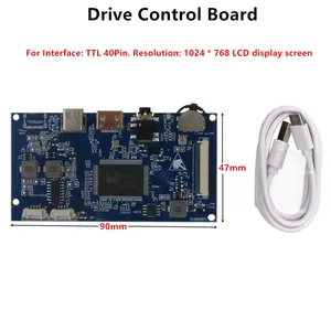 8 بوصة HJ080IA-01E IPS 4: 3 شاشة LCD محمولة عالمية DIY من النوع C مصغرة HDMI سائق لوحة التحكم Raspberry Pi Monitor أفضل 11 لوحة تلفزيون LCD عالمية للمبيعات - رقم 1