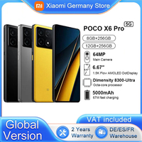 Global Version POCO X6 Pro 5G 256GB/512GB Dimensity 8300-Ultra 6.67 \