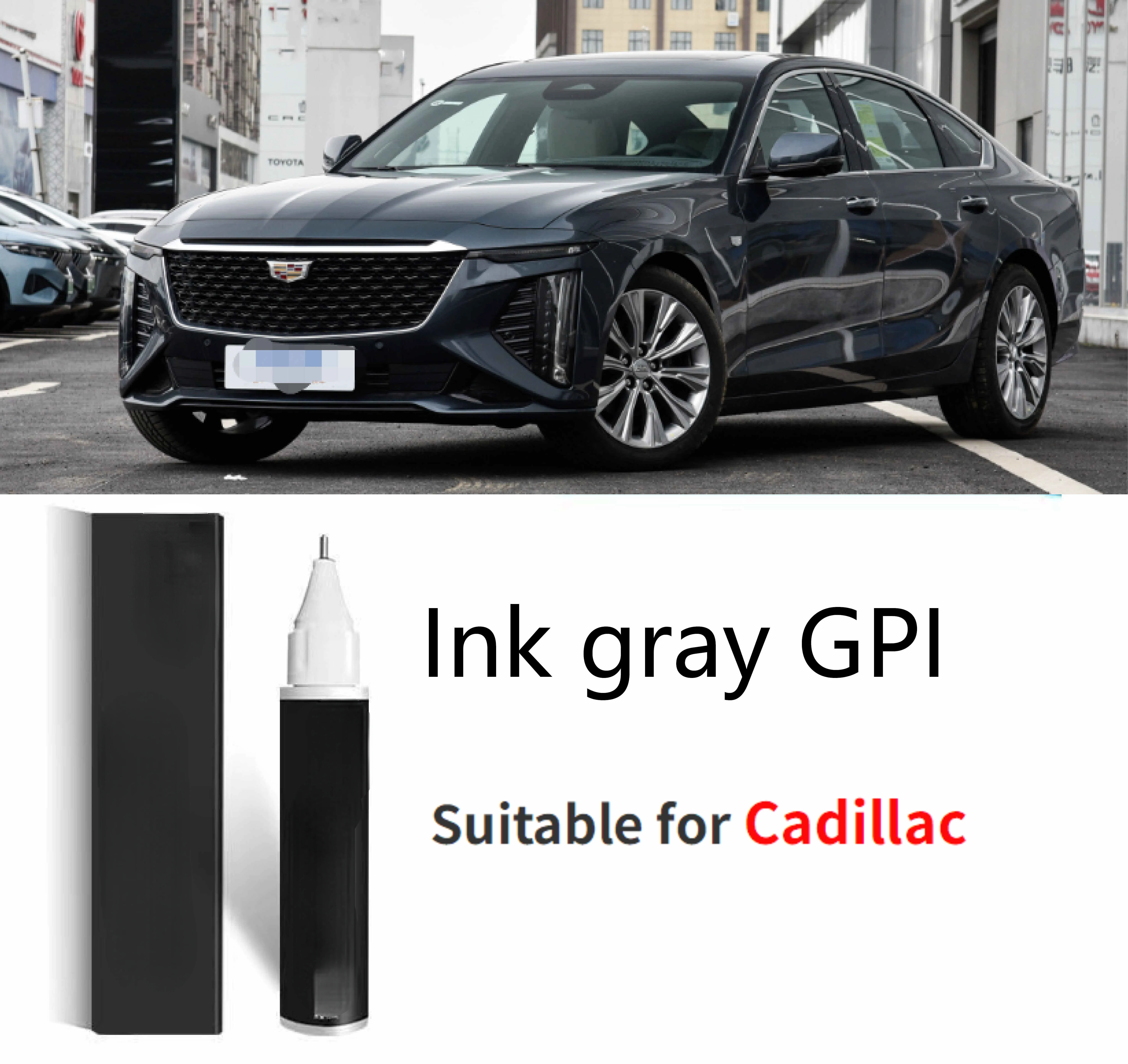 

Подходит для Cadillac Touch-up Pen Ink Grey GPI Манхэттен Grey Crystal Grey GLJ средство для удаления царапин на автомобиле