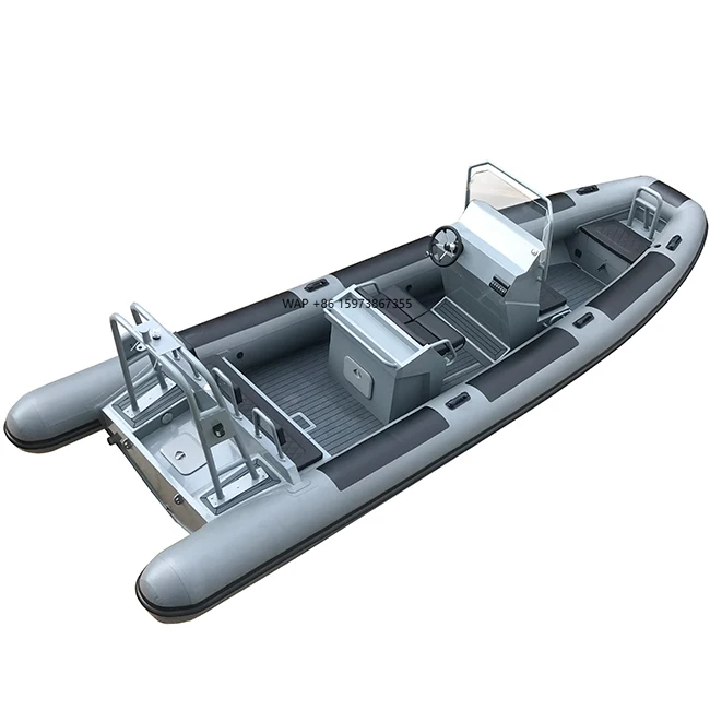 البناء الثقيلة 23ft RHIB700 الألومنيوم بدن أوروبا باترول قارب RIB قابل للنفخ هيبالون/PVC لأعماق البحار