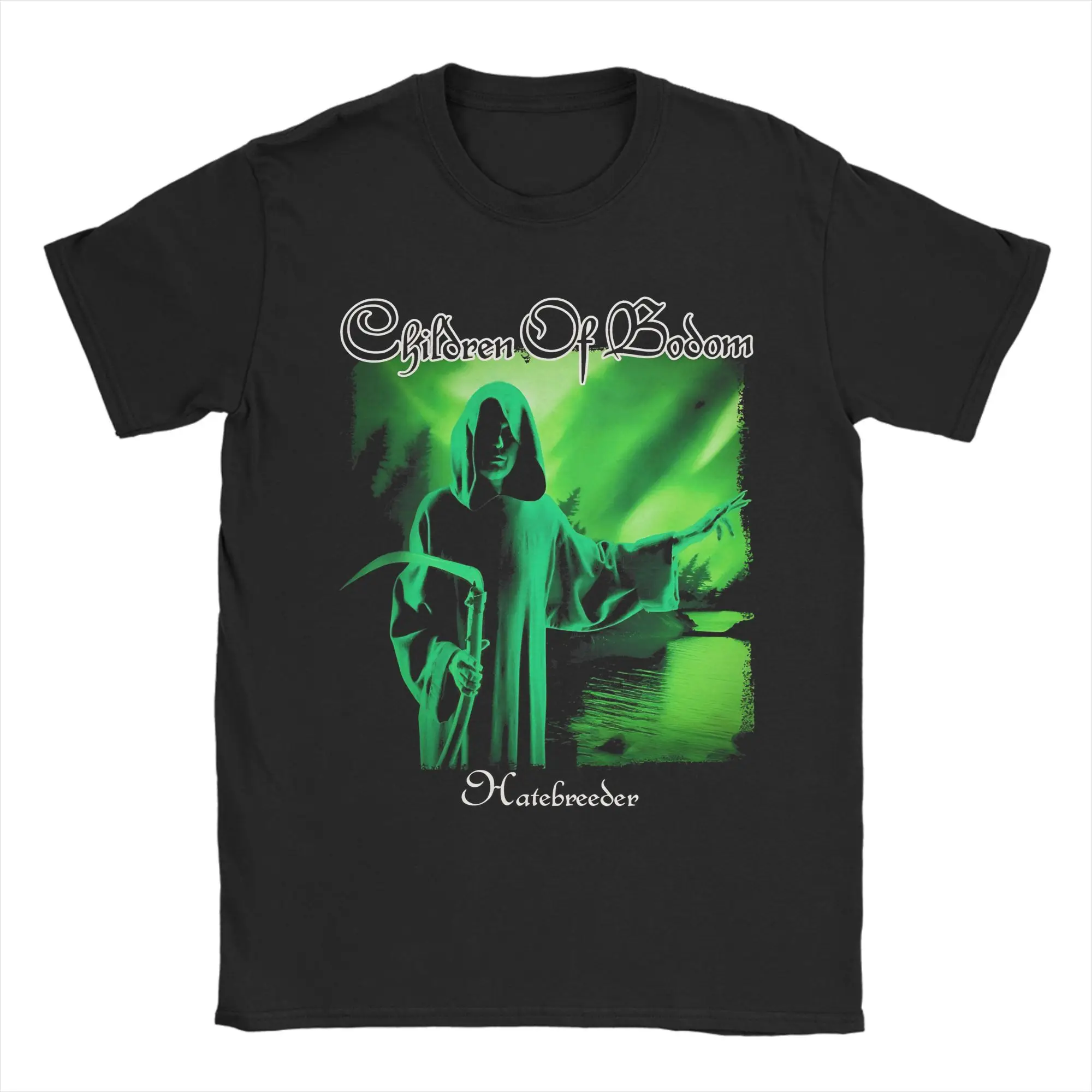 Children of Bodom T Shirts Men Cotton Funny T-Shirts O Neck  Tee Shirt Short Sleeve Clothing Gift Idea